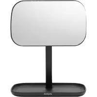 Brabantia ReNew Miroir et plateau de salle de bains Gris foncé