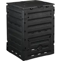 Nature Bac à compost 300 L Noir