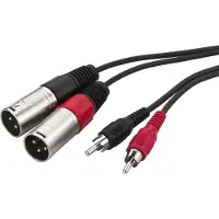 Monacor Câble audio (1 m, Câbles Cinch)