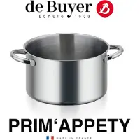 De Buyer Prim Appety 24 Cm Cooking Pot Argenté