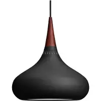 Fritz Hansen Suspension , Orient P1, dimmable, Noir, Salon / séjour, Métal, Design