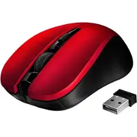 Trust Mydo Silent Click Souris sans fil Rouge