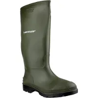 Dunlop Bottes de pluie unies Pricemastor pour adultes TL753 (39 EU/6 UK) (Vert)