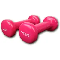 Tunturi Vinyl Haltères 2x 2 kg Green