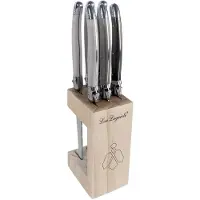 Lou Laguiole Tradition - Couteaux à Steak - Mélanger les Couleurs - Bloc - (Lot de 6)