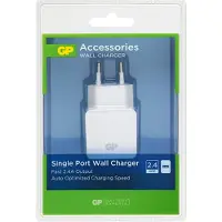 GP Chargeur mural GP Port USB unique 2,4 A WA23