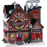 Lemax Village de Noël : fabrique de chocolat