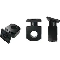 Brodit Pipe Mount avec Tilt Swivel, Support pour smartphone, Noir