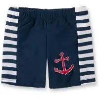 Playshoes Maillot de bain bleu marine / rouge feu / blanc