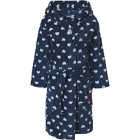 Playshoes Peignoir 'Maritim' bleu foncé / blanc