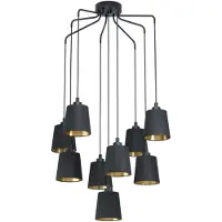 Eglo Lampe pendante de conception Bernabetta Noir