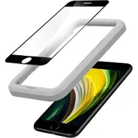 Spigen Protection d'écran en verre trempé AlignMaster Full Cover Apple iPhone SE (2022 / 2020) / 8 / 7