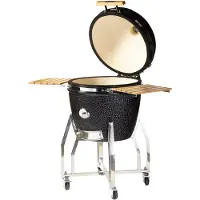 Yakiniku Keramische kamado barbecue met onderstel en zijtafel 56 cm