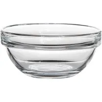 Luminarc 6x Empilable, Saladier + bol, Transparent