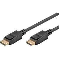 Pro 1m Displayport 1.4-verbindungskabel [3d, 8k (4320p), Vergoldet