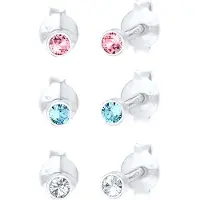 Elli Bijou bleu clair / rose / argent / blanc