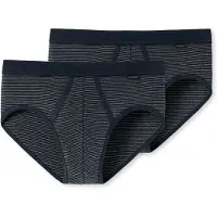 Schiesser Slip ' Original Classics ' marine / blanc