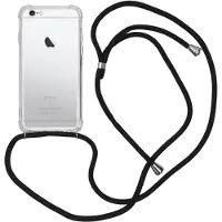 IMoshion Coque arrière Transparente avec cordon Apple iPhone 6 / 6s - Noir