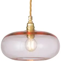 Ebb & Flow Horizon Suspension Bright coral | Shiny Gold | Ø: 21 cm E14