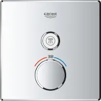 GROHE Thermostat Grohtherm SmartControl avec une vanne d'arrêt, 29123000