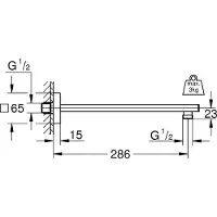 GROHE Rainshower, Chrom, 1 szt.
