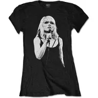 Blondie T-Shirt Debbie Harry Open Mic Femme Noir - Taille M