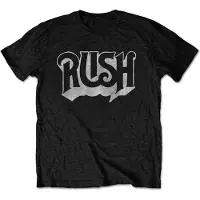 Rush T-Shirt Logo Homme Noir - Taille M
