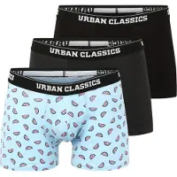 Urban Classics Boxers bleu clair / anthracite / rose / noir