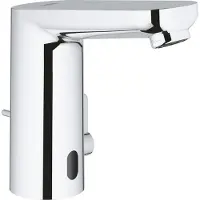 GROHE Eurosmart CE électronique à infrarouge pour lavabos, vidage à tirette, fonctionnement à pile, avec mélange, saillie 107mm, 36331001