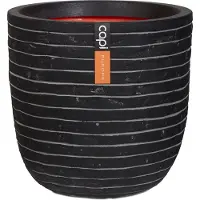 Capi Jardinière Nature Row 35x34 cm anthracite KRWZ932