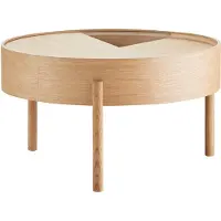 Woud Arc Coffee Table Oiled Oak