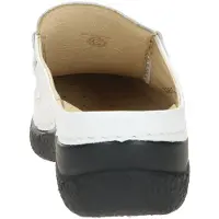 Wolky Roll-Slide, sabot, cuir imprimé, blanc 0620270-100 41