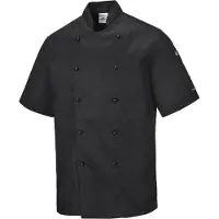 Portwest Veste de cuisine Kent Noir L
