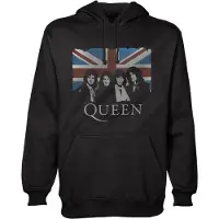 Queen Sweat à capuche Vintage Homme Noir - Taille XL