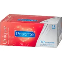 Pasante Unique Boite de 72 Préservatifs Sans Latex - Transparent