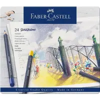 Faber-Castell Faber-Castelle Boîte de 24 crayons de couleur Goldfaber
