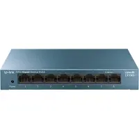 TP-LINK 10/100/1000mbps Soho Switch 8 Ports Bleu One Size / EU Plug 220V