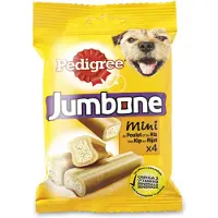 Pedigree Jumbone Mini friandise pour chien au poulet et goût d'agneau (160 gr)