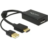 DeLOCK 62667 Hdmi To Displayport Adapter Doré