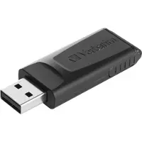 Verbatim Store N Go Slider 128gb Usb 2.0 Pendrive Noir
