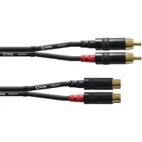 Cordial Câble Audio RCA Mâle/femelle 3 M