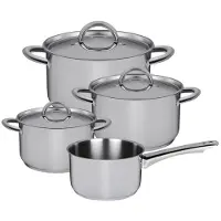 Sola Ensemble de casseroles - en inox - Blizz - ø 16/18/20 cm - 4 pièces