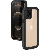 Redpepper Coque imperméable Dot Plus Apple iPhone 12 (Pro) - Noir