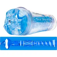 Fleshlight Flight Commander - masturbateur compact à effet succion - bleu