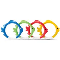 Intex Jeu De Plongée 4 Anneaux Poisson