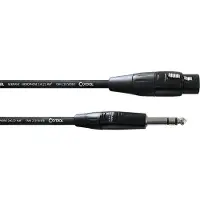 Cordial Câble Audio XLR Femelle/jack Stéréo 3 M