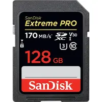 SanDisk SDXC Extreme Pro 128 Go 170 Mo/s