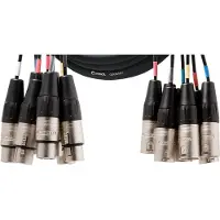 Cordial Multipaire 8 XLR Mâle/femelle 5 M