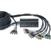 Cordial Boitier de Scène 16 Entres 4 Sorties XLR Câble 30 M