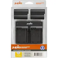 Jupio Kit Jupio : Batterie EN-EL15C (2x) + Chargeur Double USB
